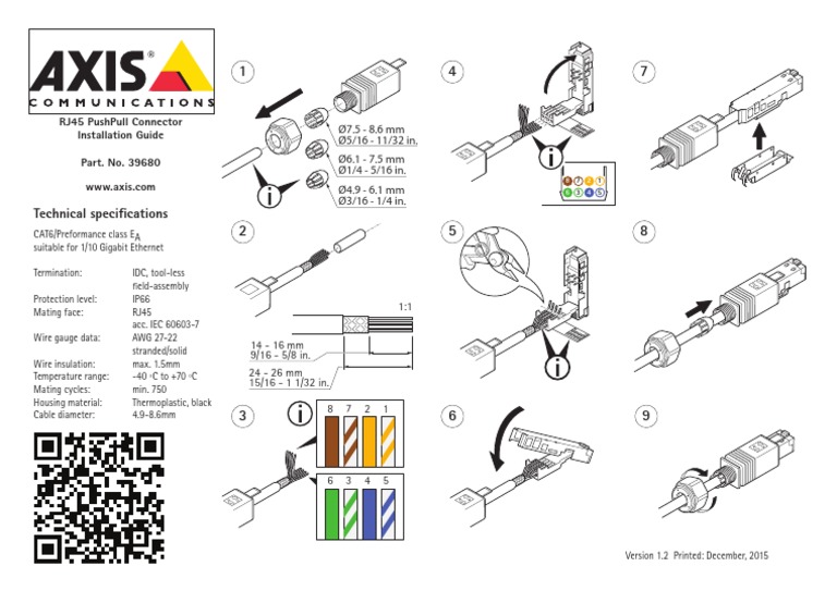 Ig Rj45 Push-Pull Connector 39680 en 1512 | PDF | Physical Layer ...
