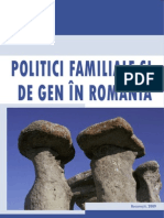 Politici Familiale Si de Gen in Romania