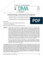 Political Ecology: A Latin American Perspective