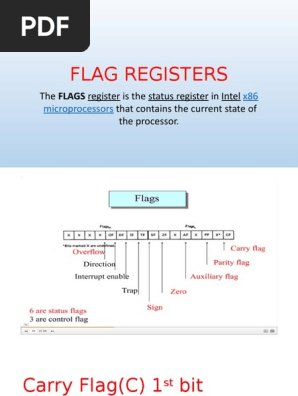 Flag Registers