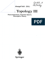 General Topology III - Paracompactness, Function Spaces, Descriptive Theory