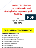 Improving grid stability through transmission bottlenecks mitigation