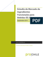 Estudio Mercado INGREDIENTES FUCIONALES PARA BEBIDAS EEUU PROCHILE PDF