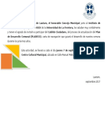 Invitación Cabildo Pladeco Lautaro 7 septiembre