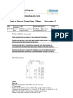 Observation Report Form 5