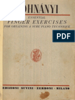 Essential Finger Exercises (Dohnányi, Ernő) PDF