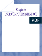 Chapter-6 User Computer Interface