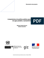 Lineamientos de PP en Agua Potable y Saneamiento PDF