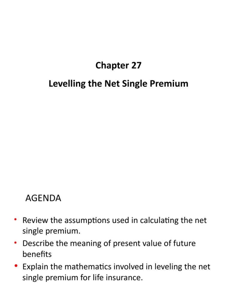 Net Single Premium Calculation | Statistics Premium Calculations – JKNY