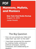 Jonah Peretti Viral Meetup Talk