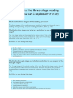 FAQ: What Is The Three-Stage Reading Process? How Can I Implement It in My Classroom?