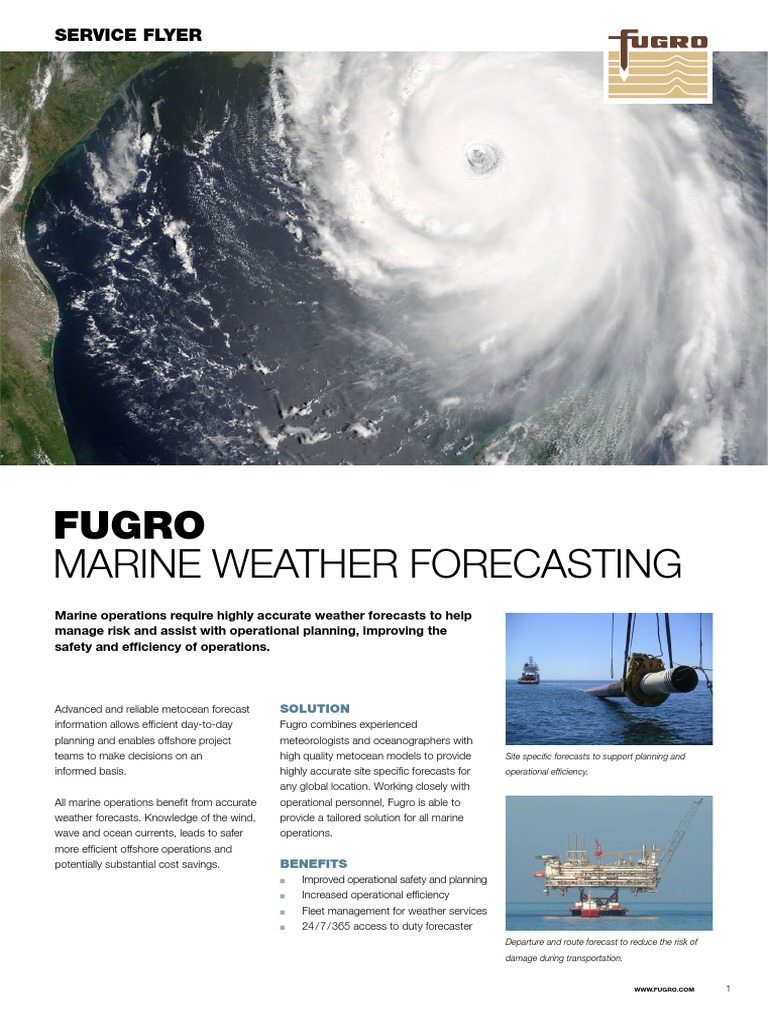 Marine Weather Forecasting Weather Forecasting Weather