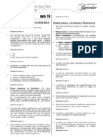 Biologia - Caderno de Resoluções - Apostila Volume 4 - Pré-Universitário - Biologia2 - Aula19