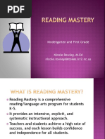 Reading Mastery Training 1