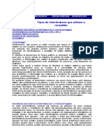 Ondas Curtas - Tipos de Interferencia Que Afetam A Recepcao