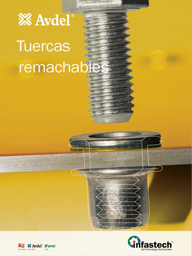 Avdel Tuercas Remachables ES, PDF, Tornillo