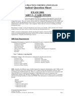 Exam2001 Total Metrics - V1-Part 3ab - Questions