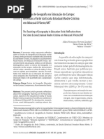 O Ensino de Geografia na Educação do Campo