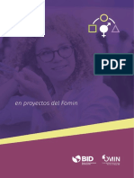 Herramientas para La Integracion de Genero en Proyectos Del Fomin