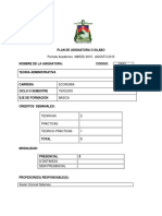 TEORÍA ADMINISTRATIVA Silabo