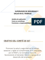 Comité y Supervisor de Seguridad y Salud en El Trabajo