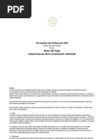 test de determinación del Prakriti