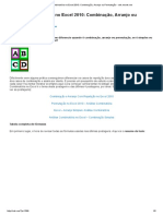 Análise Combinatória No Excel 2010 - Combinação, Arranjo Ou Permutação - Xek - Mexek