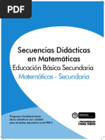 Secuencias Matematicas Secundaria