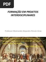 Formação Em Projetos Interdisciplinares