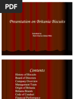 Download Presentation on Britania Biscuits by workexperience SN35839333 doc pdf