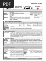 Material Safety Data Sheet: Section 1. Chemical Product and Company Identification