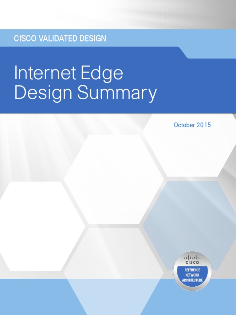 Internet Edge Design Oct 2015 | PDF | Computer Network | Malware
