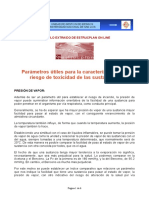 RIESGO DE TOXICIDAD DE LAS SUSTANCIAS - PARAMETROS UTILES.doc
