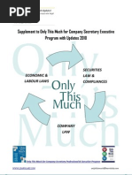Download Download Only This Much for Company Secretary CS Executive Programme Book Updates  Amendments to Company Economic Labour Securities law 2010 by Only This Much SN35839611 doc pdf