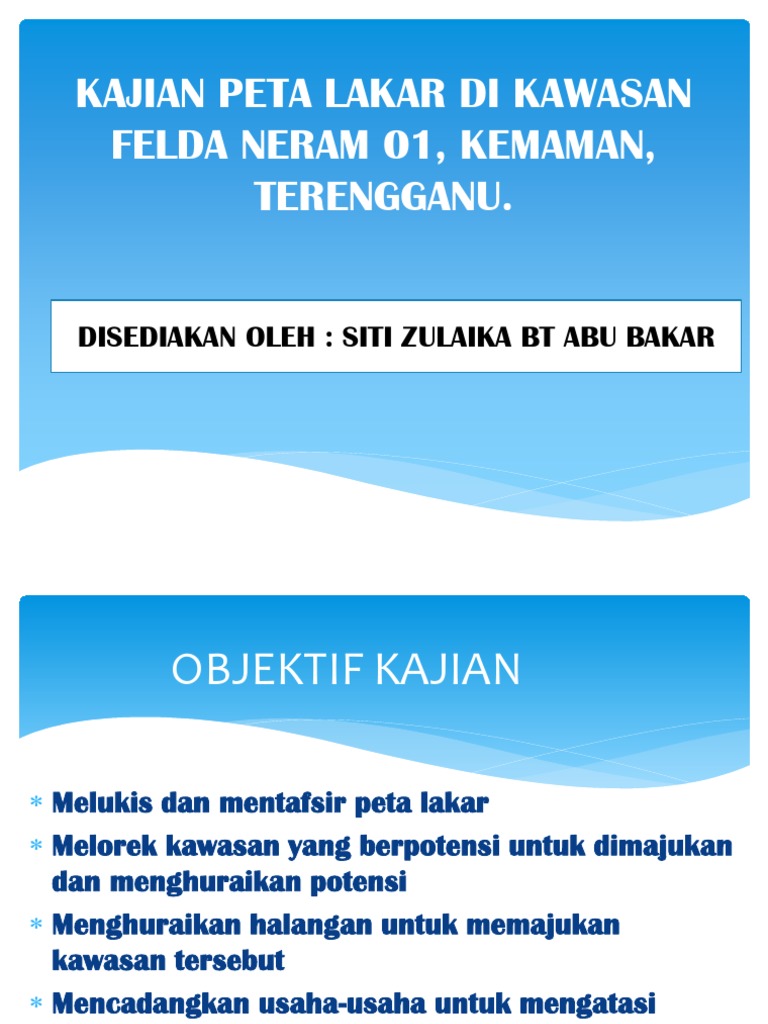 Kajian Peta Lakar