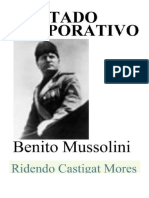 O Estado Corporativo - Benito Mussolini