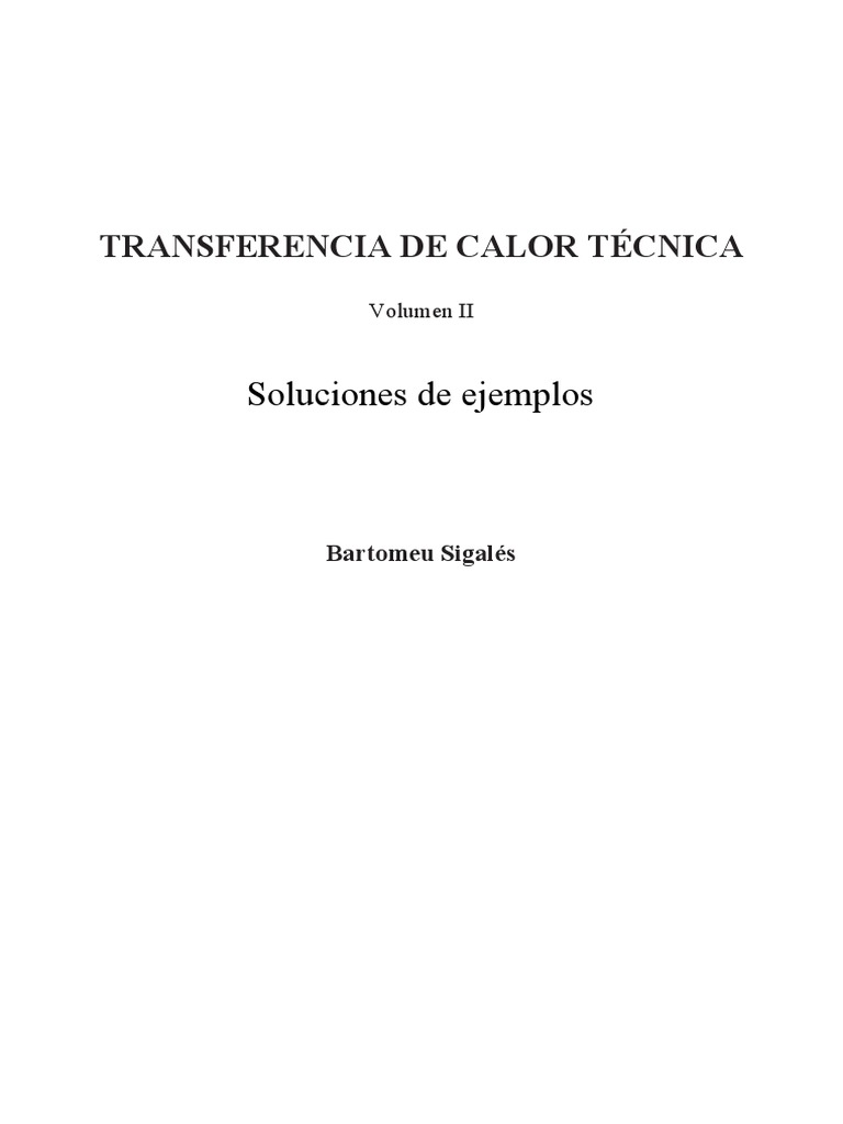 kana Sigales Volumen 2 Ejemplos | PDF | Convección | Temperatura