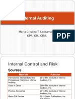 Internal Auditing Framework and Controls