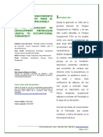 ¿Es Útil El Conocimiento Psicoevolutivo para El Terapeuta Ocupacional?