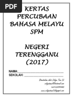 (SOALAN + KERANGKA) KERTAS 1 - BAHAGIAN A - PERCUBAAN BM 