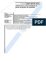 NBR ISO TR 10013-2002 Diretrizes Doc de SGQ