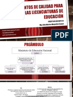 Lineamientos de Calidad para Las Licenciaturas de Educación