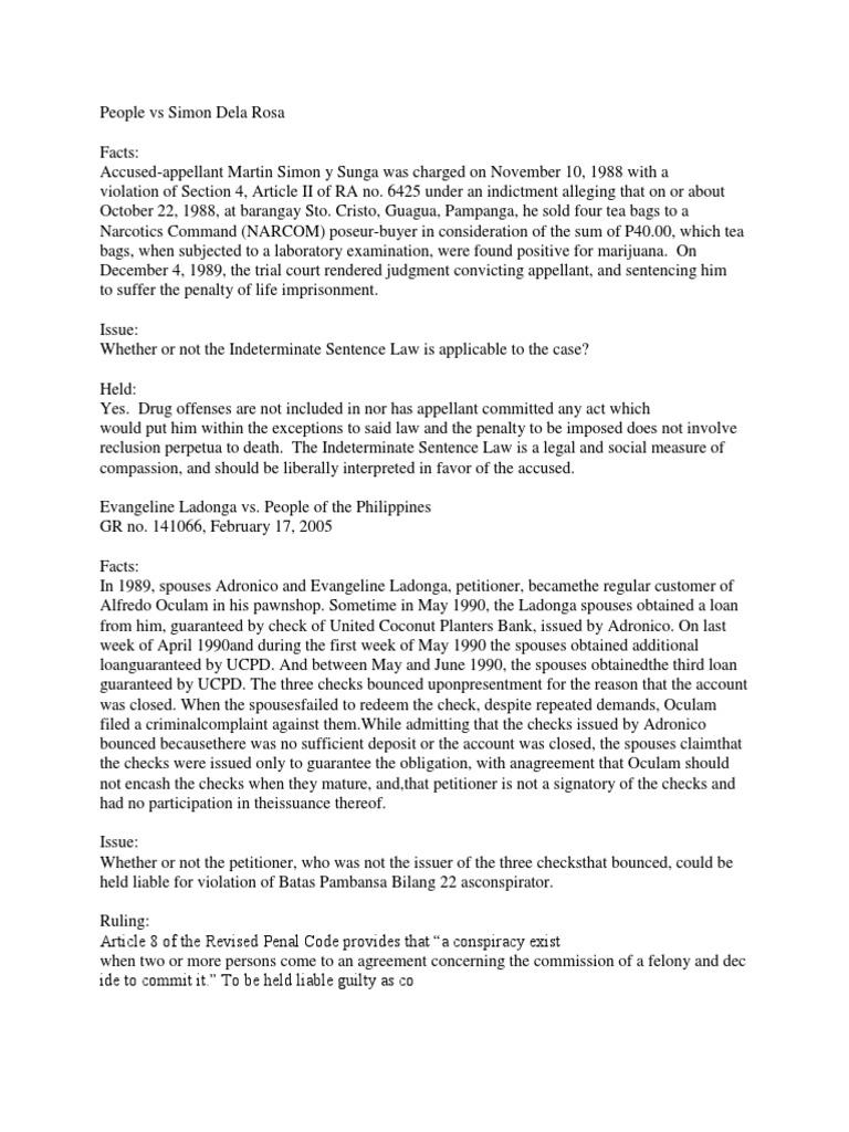 JC Case Digests PDF Theft Crime & Violence