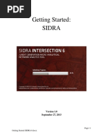 Tutorial SIDRA