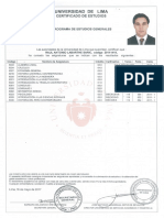 Certificado de Estudios