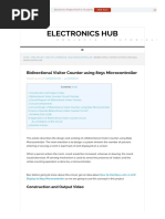 Bidirectional Visitor Counter Using 8051 Microcontroller