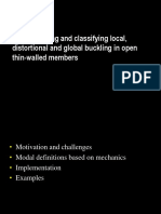 Understanding and Classifying Local, Distortional and Global Buckling in Open Thin-Walled Members