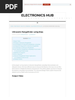 Ultrasonic Rangefinder Using 8051