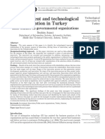 E-Government and Technological Innovation in Turkey PDF