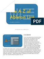 The A-Z of Ableton Live - Martin Delaney PDF